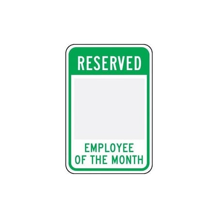 Accuform CHANGEABLE PARKING SIGN RESERVED  FRP646 FRP646